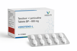Tenofovir + Lamivudine Tablets BP, 600 mg