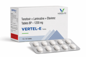 Tenofovir + Lamivudine + Efavirenz Tablets BP, 1200 mg