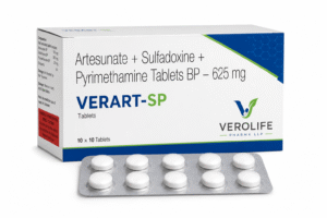 Artesunate + Sulfadoxine + Pyrimethamine Tablets BP, 625 mg