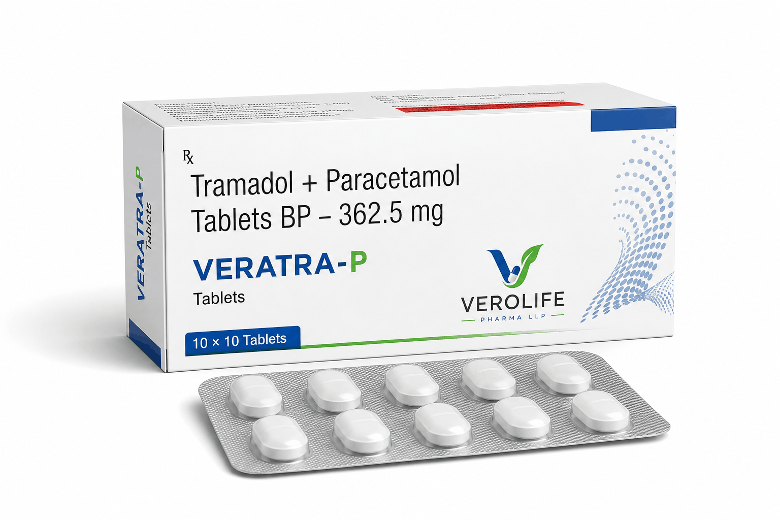 Tramadol + Paracetamol Tablets BP, 362.5 mg