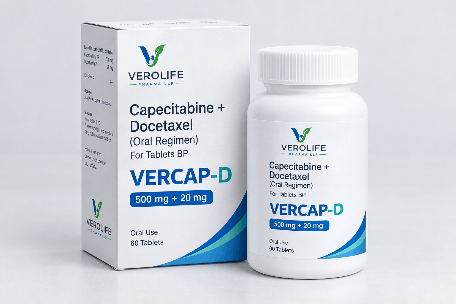 Capecitabine + Docetaxel, Oral Regimen, for Tablets BP