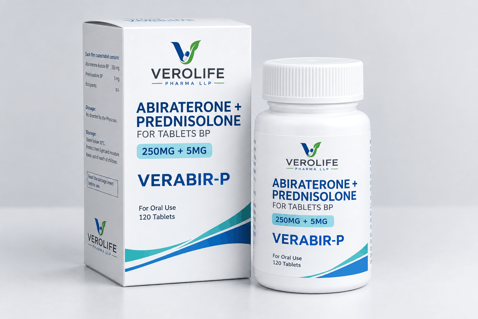 Abiraterone + Prednisolone for Tablets BP