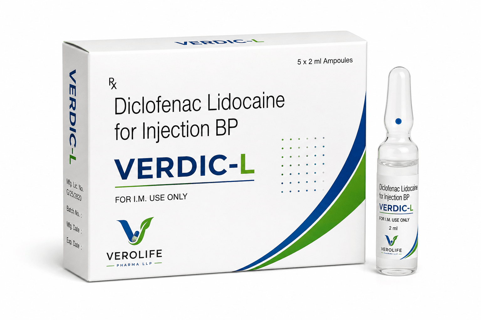 Diclofenac & Lidocaine Injection BP