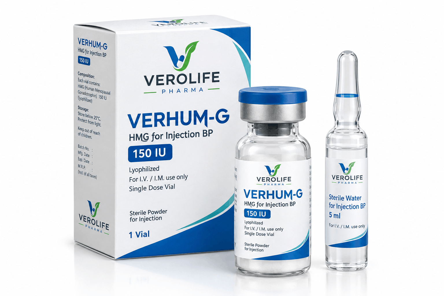 HMG for Injection BP 150 IU (Lyophilized)