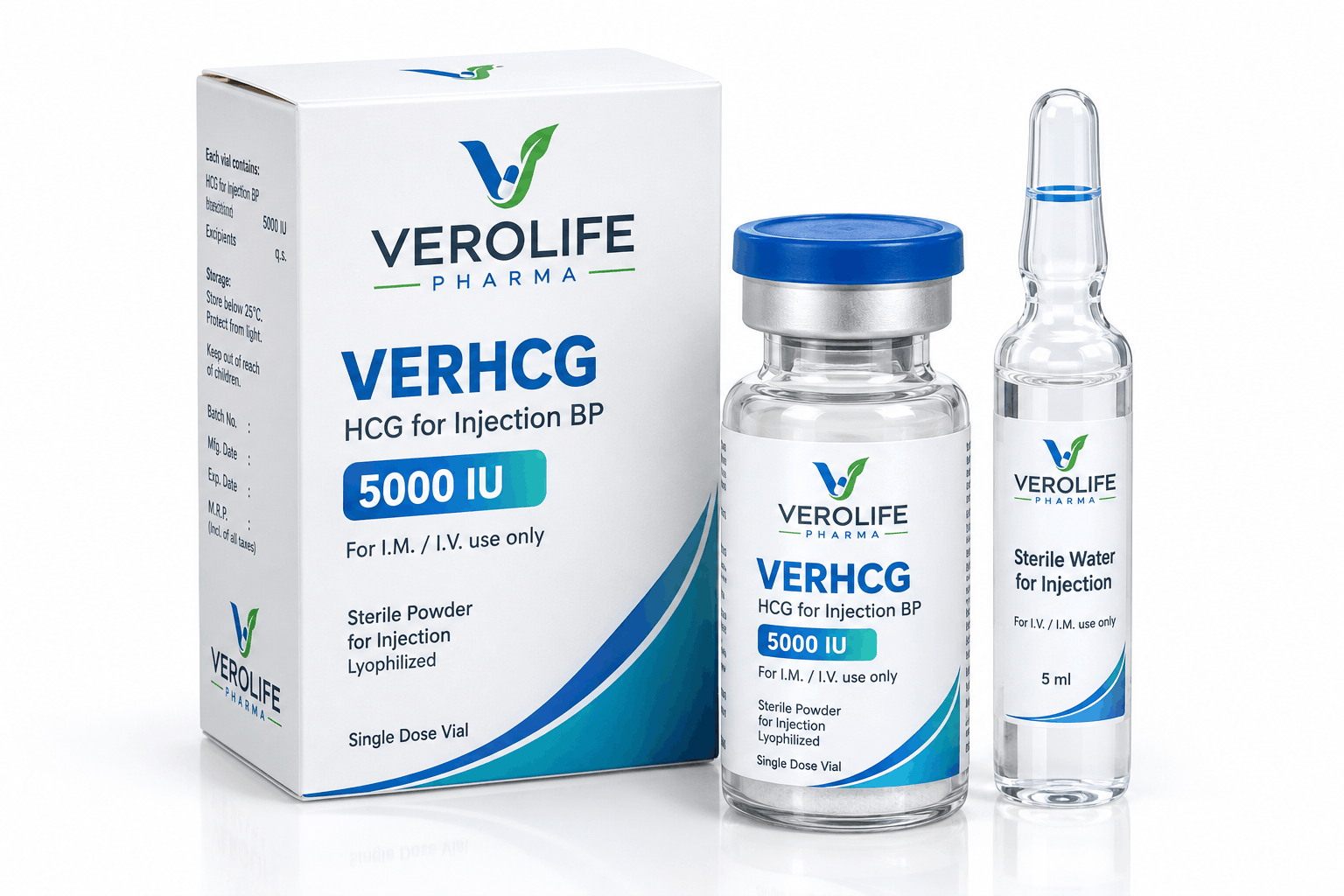 HCG for Injection BP 5000 IU (Lyophilized)