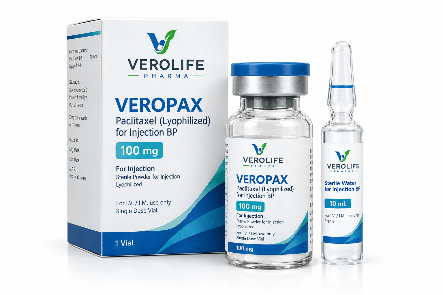 Paclitaxel (Lyophilized) for Injection BP 100mg