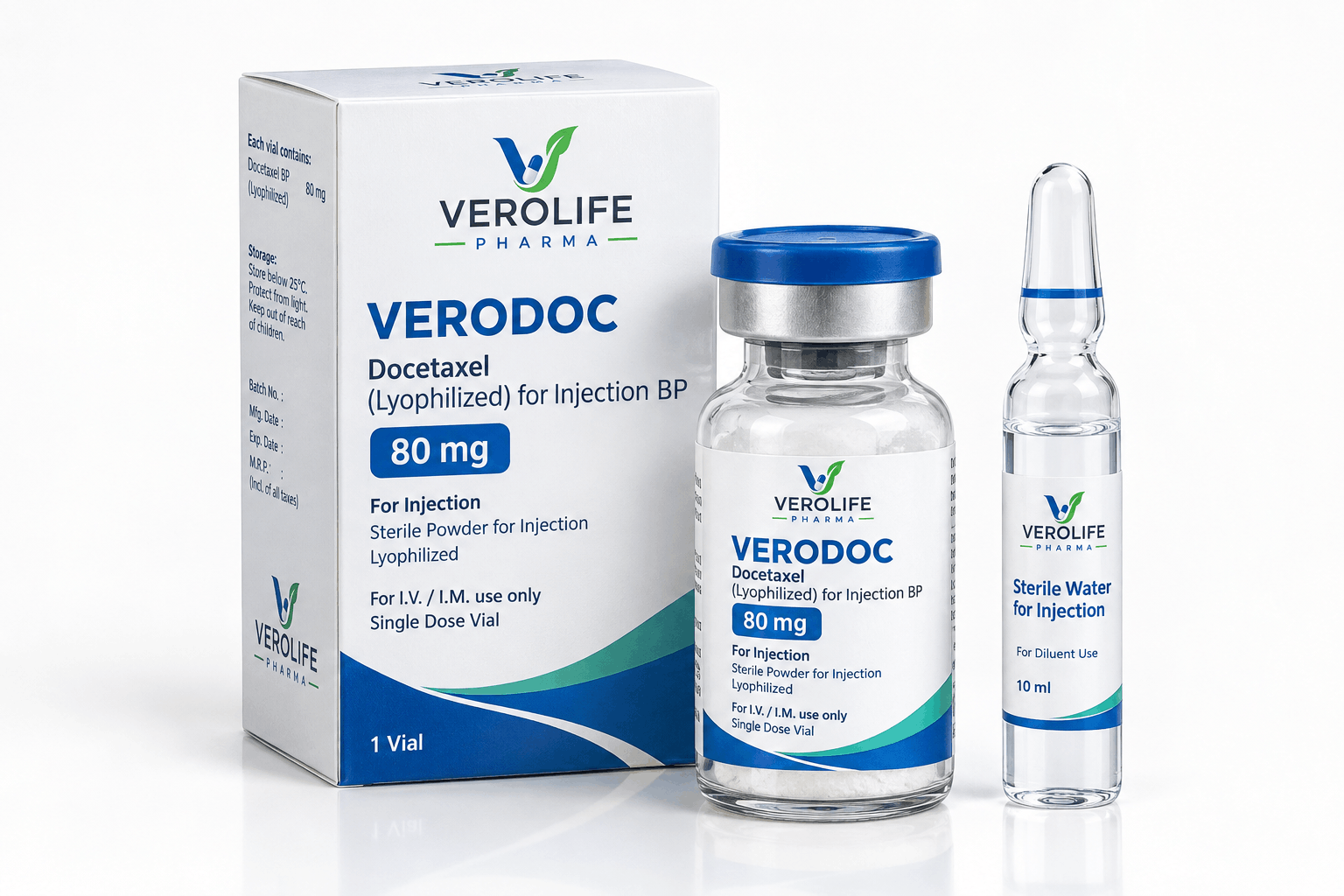 Docetaxel (Lyophilized) for Injection BP 80mg
