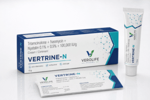 Triamcinolone + Neomycin + Nystatin 0.1% + 0.5% + 100,000 IU/g Cream/Ointment