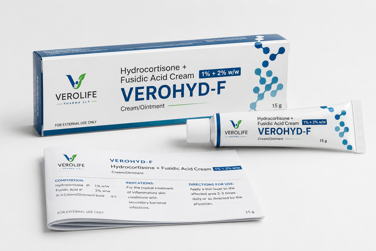Hydrocortisone + Fusidic Acid 1% + 2% Cream/Ointment