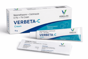 Betamethasone + Clotrimazole 0.1% + 1% Cream