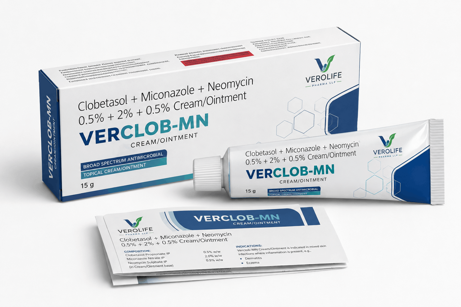 Clobetasol + Miconazole + Neomycin 0.5% + 2% + 0.5% Cream/Ointment