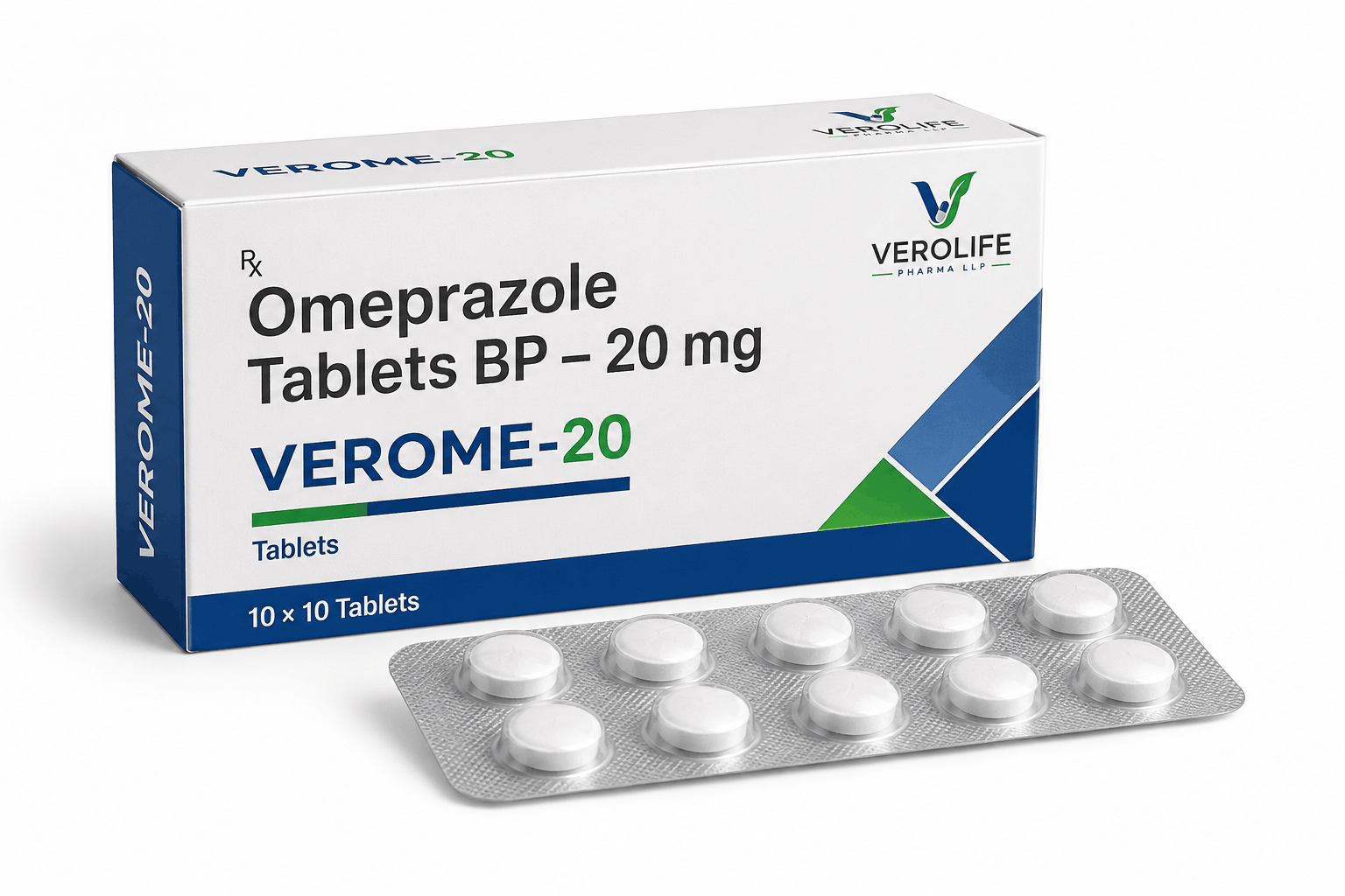 Omeprazole Tablets BP, 20 mg