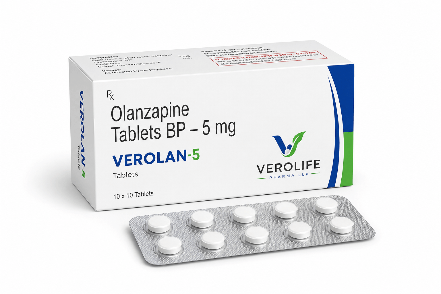 Olanzapine Tablets BP, 5 mg