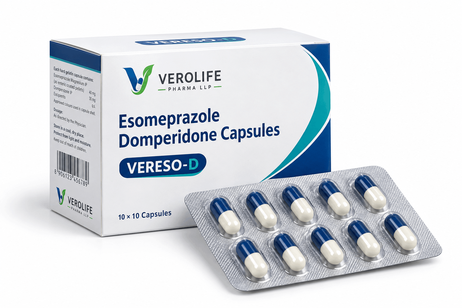 Esomeprazole & Domperidone Capsules