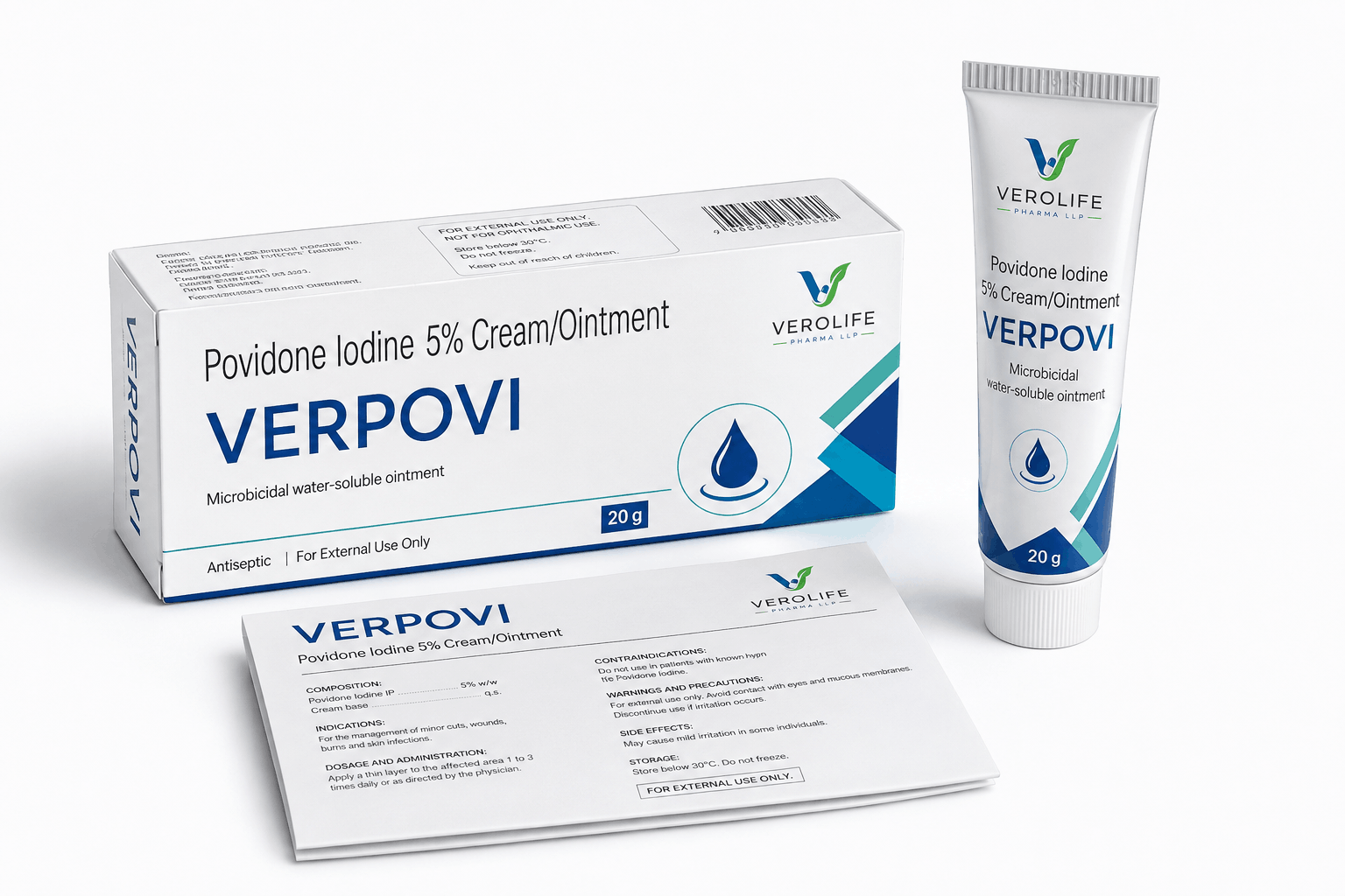 Povidone Iodine 5% Cream/Ointment