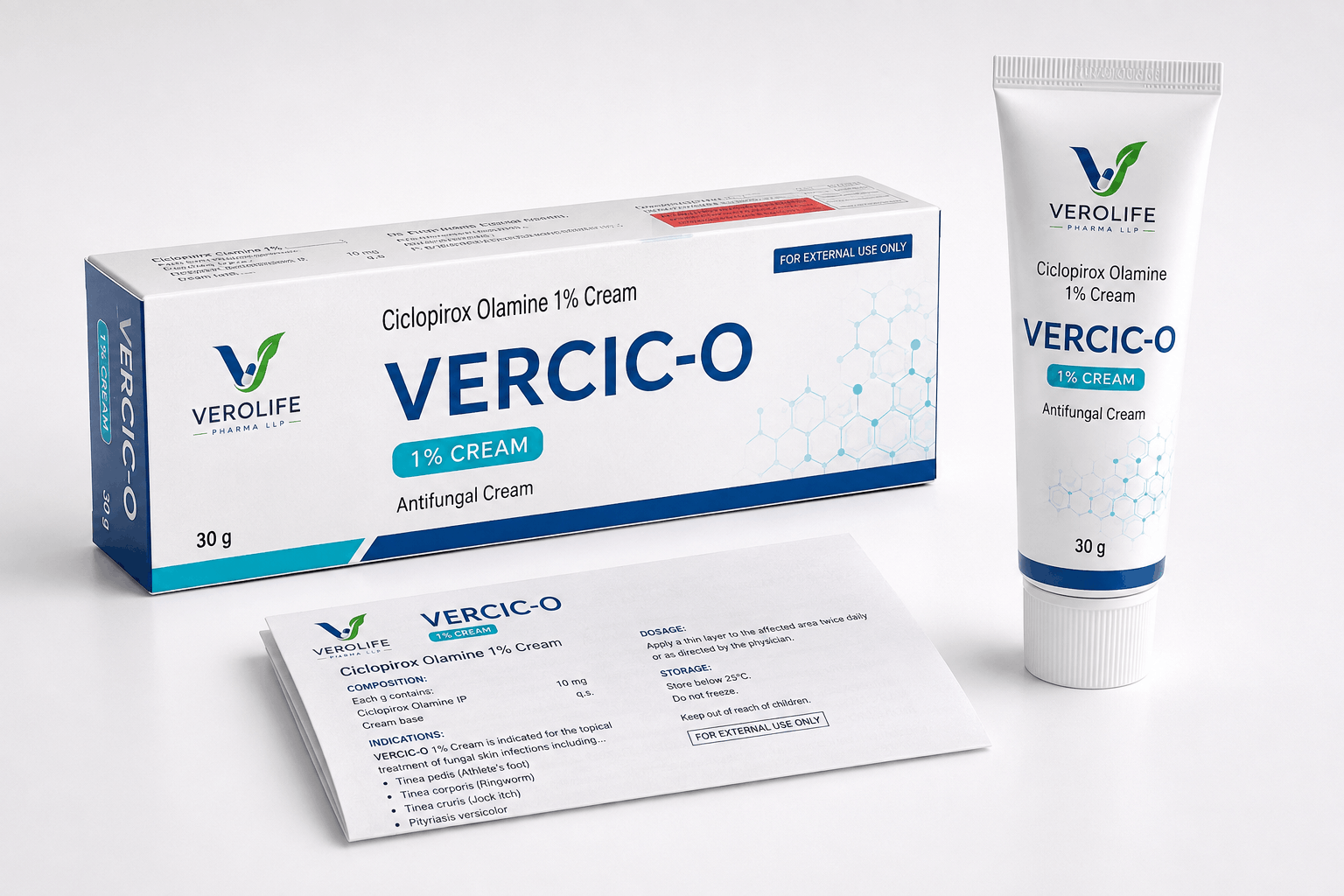 Ciclopirox Olamine 1% Cream