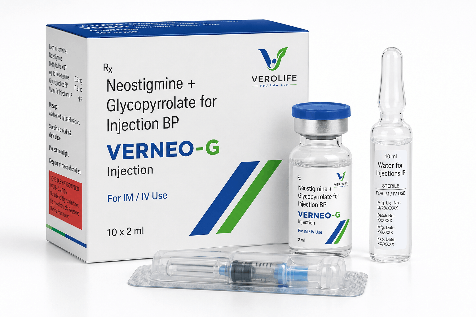 Neostigmine + Glycopyrrolate for Injection BP