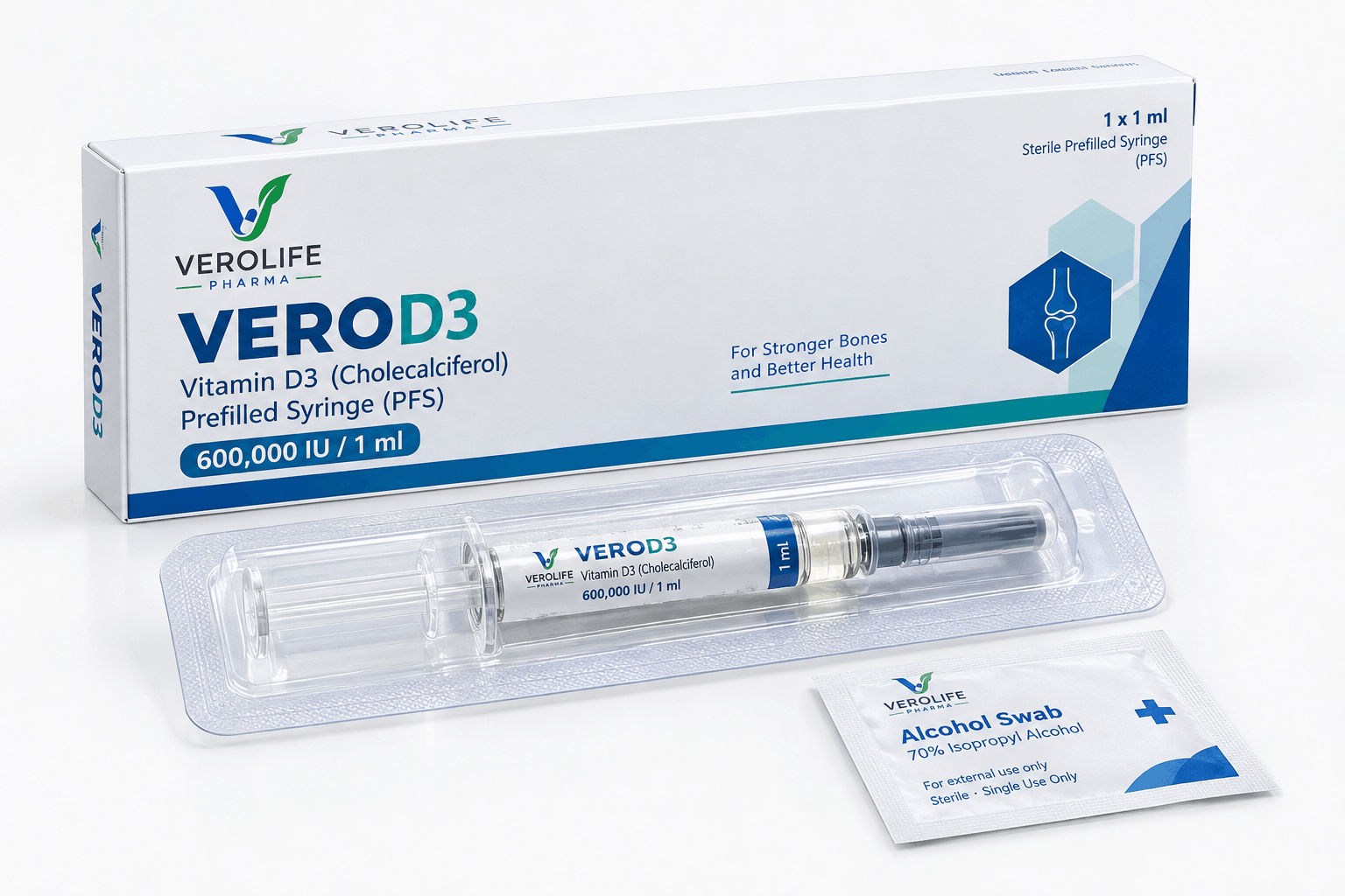 Vitamin D3 (Cholecalciferol) Prefilled Syringe