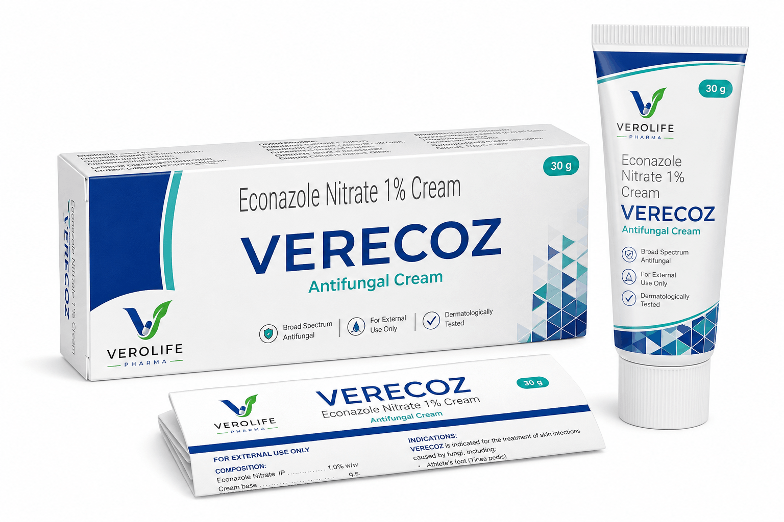 Econazole Nitrate 1% Cream
