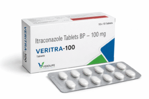 Itraconazole Tablets BP, 100 mg