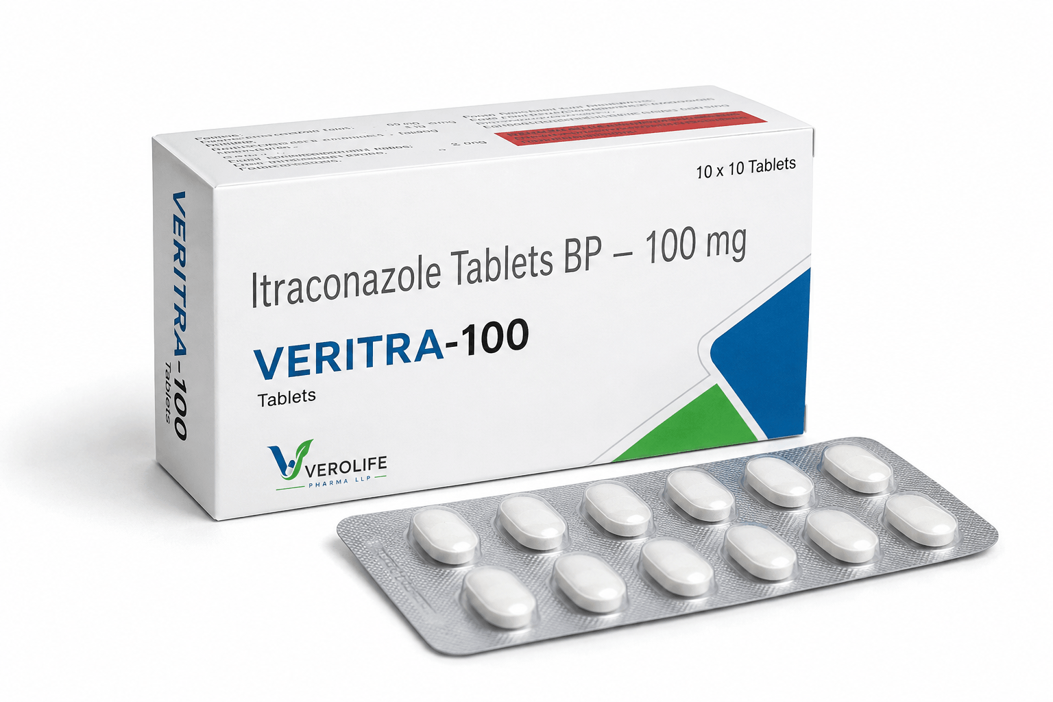 Itraconazole Tablets BP, 100 mg