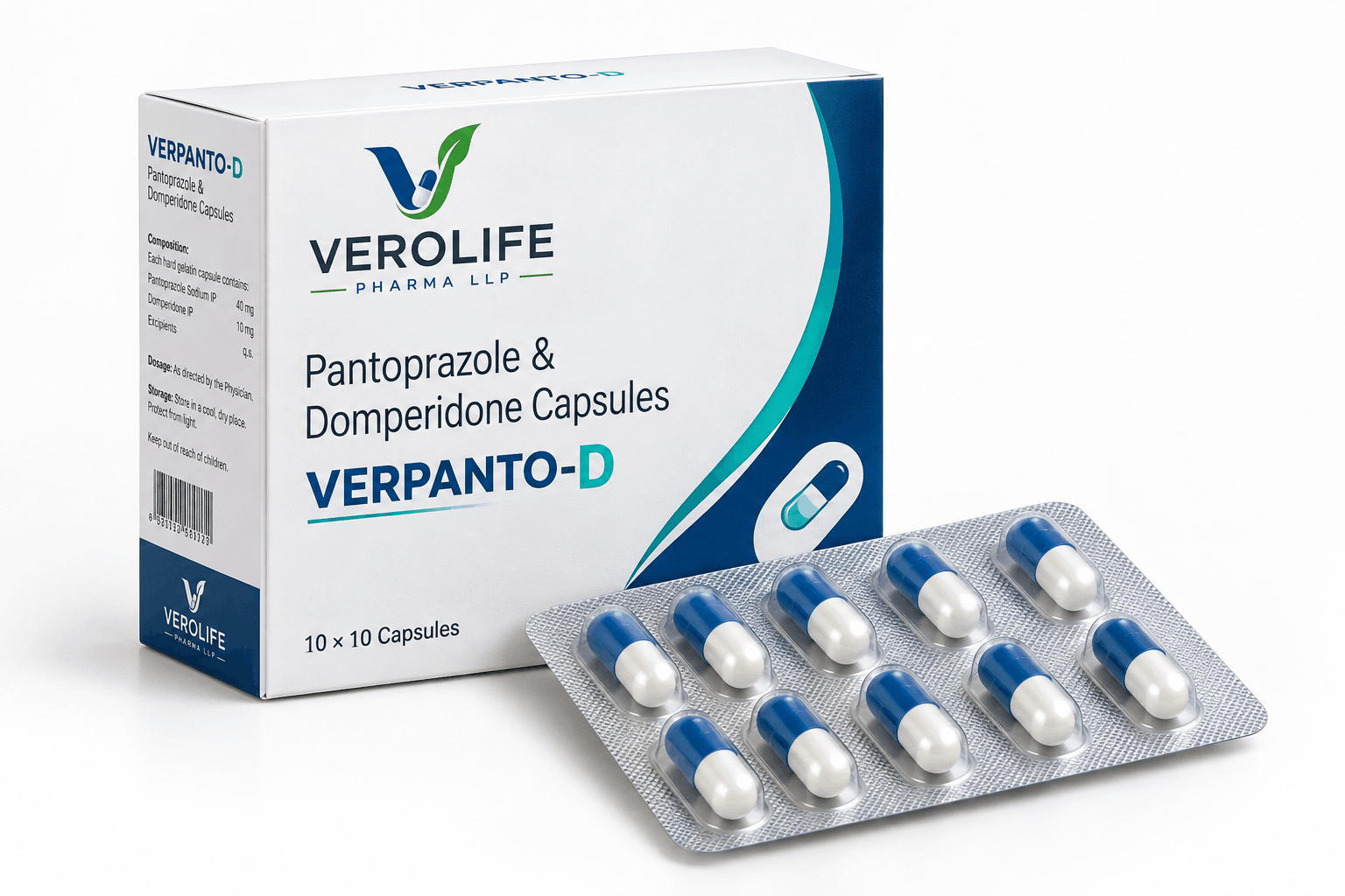 Pantoprazole & Domperidone Capsules