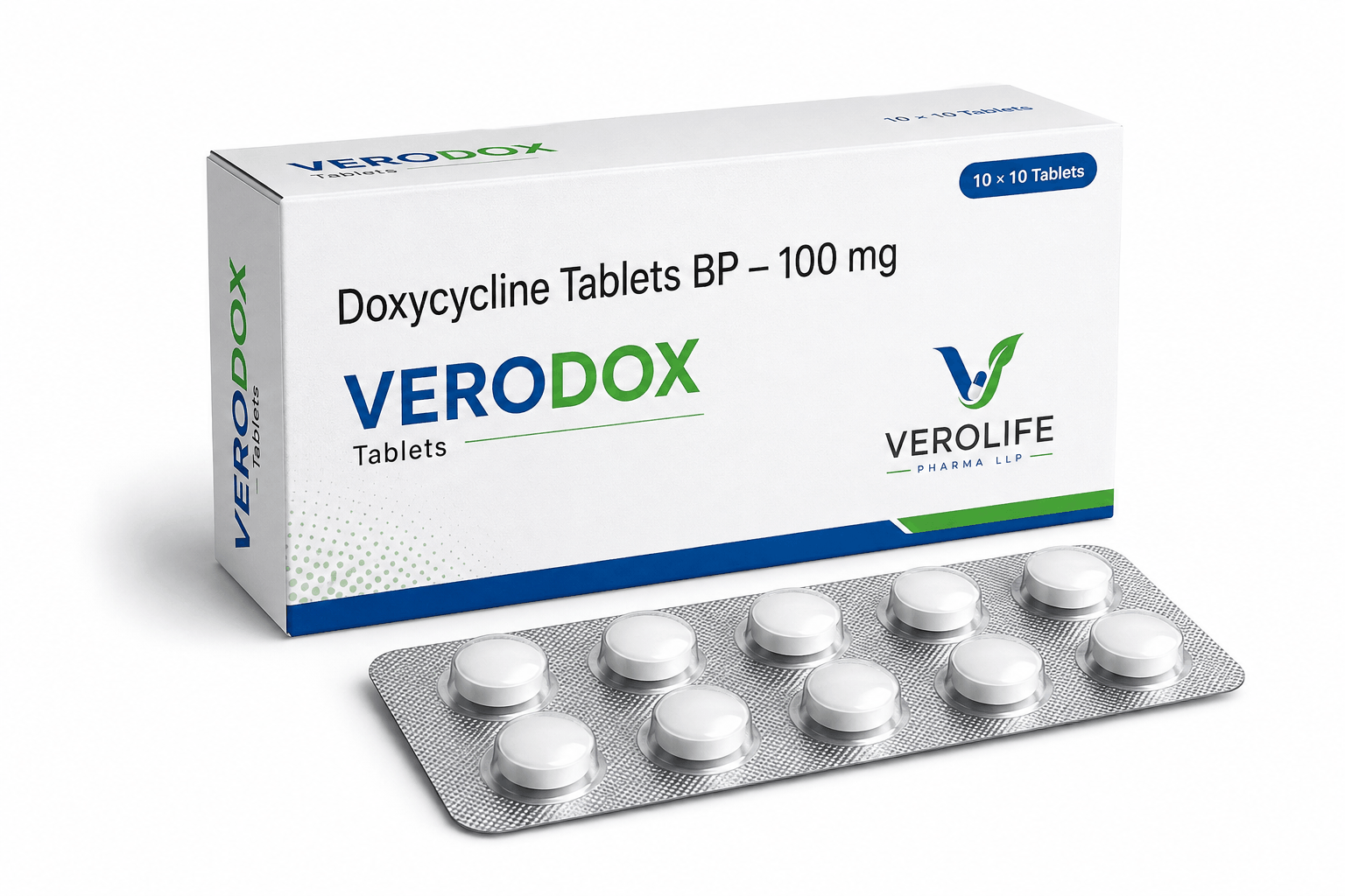 Doxycycline Tablets BP, 100 mg
