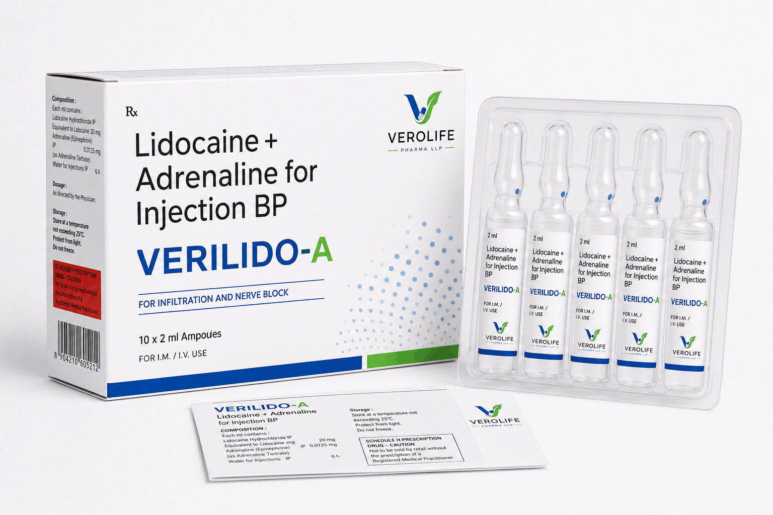Lidocaine + Adrenaline for Injection BP