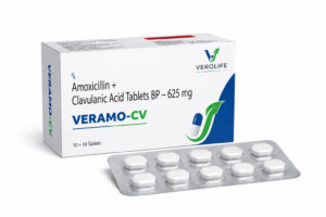 Amoxicillin + Clavulanic Acid Tablets BP, 625 mg