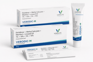 Diclofenac + Methyl Salicylate + Menthol + Linseed Oil 1% + 10% + 5% + 10% Cream/Ointment
