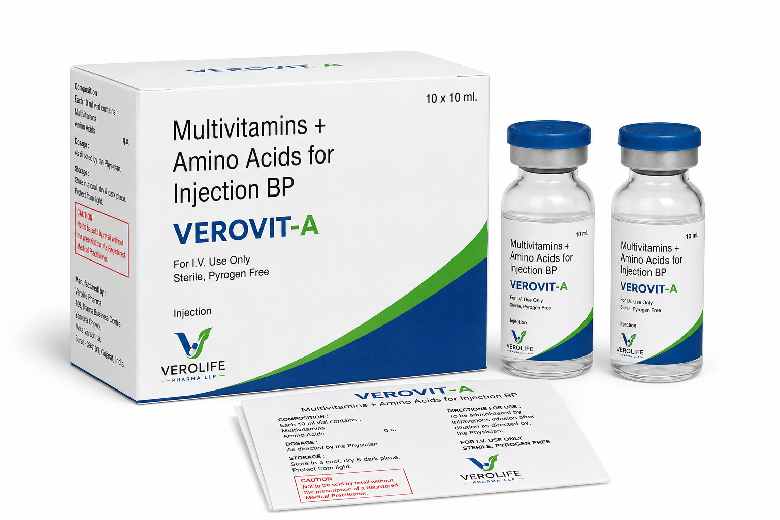 Multivitamins + Amino Acids for Injection BP
