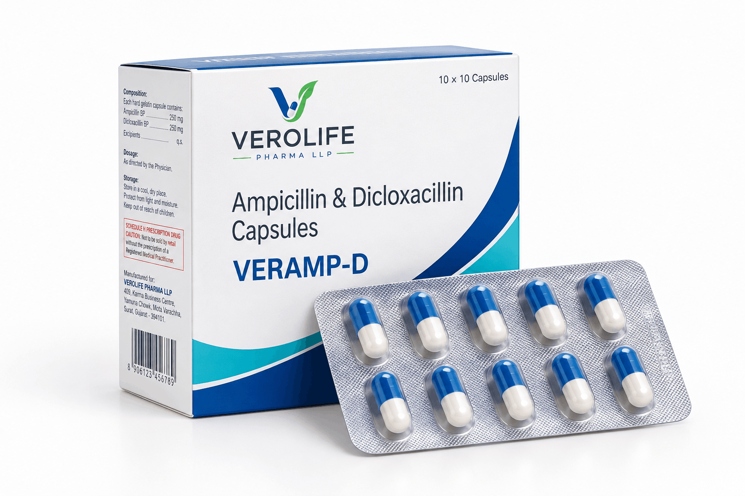 Ampicillin & Dicloxacillin Capsules BP