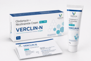 Clindamycin + Nicotinamide 1% + 4% Cream