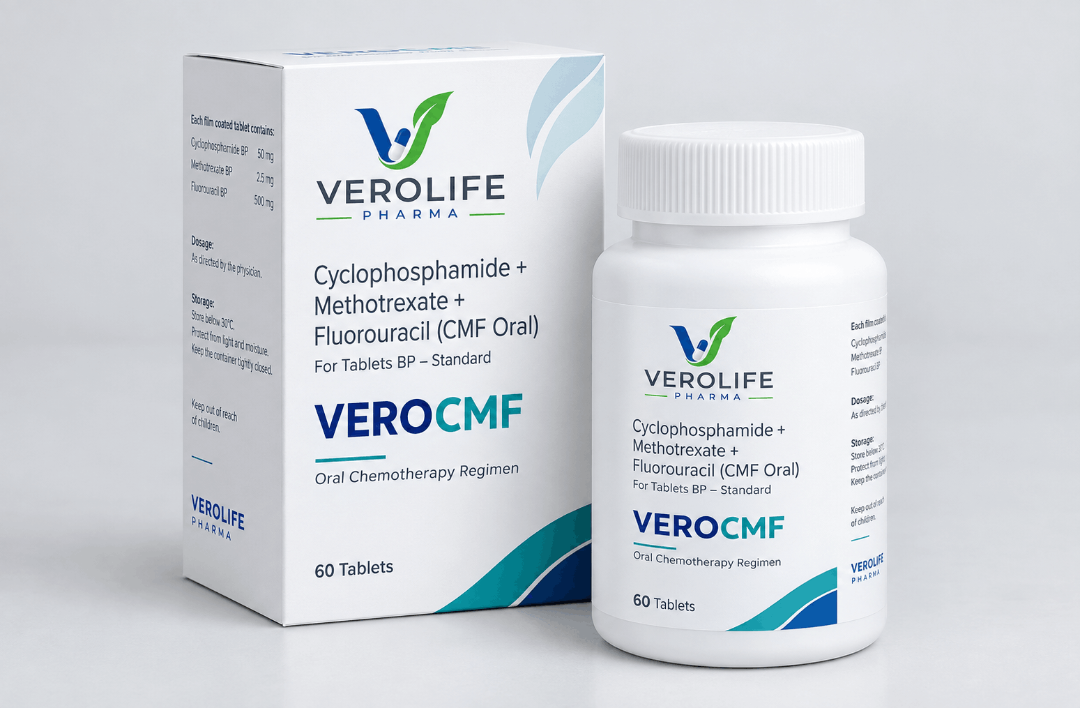 Cyclophosphamide + Methotrexate + Fluorouracil, CMF Oral, for Tablets BP — Standard